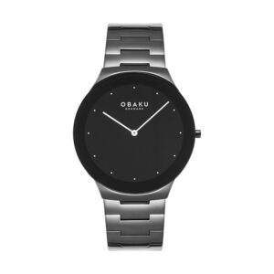 שעון גברים אובקו OBAKU Spejl Dark V290GXBBSB