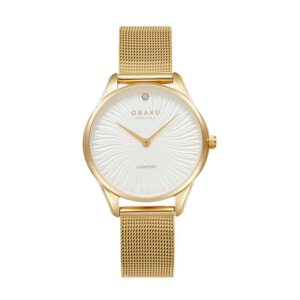 שעון נשים אובקו OBAKU Smykke Gold V297LXGIMG