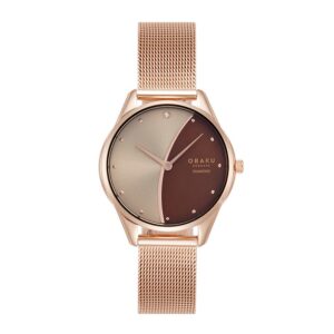 שעון נשים אובקו OBAKU Smykke Maane Chocolate V297LXVXMV-DNN