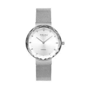 שעון נשים אובקו OBAKU Facet Steel V300LXCIMC
