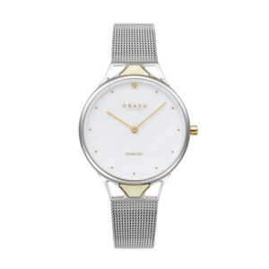 שעון נשים אובקו OBAKU Pergament Steel V302LXCWMC