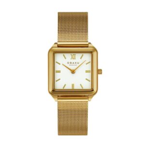שעון נשים אובקו OBAKU Graf Gold V309LXGWMG