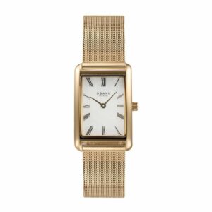 שעון נשים אובקו OBAKU Linde Gold V311LXGWMG