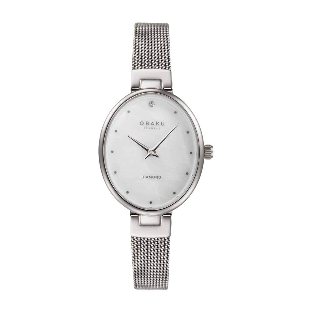 שעון נשים אובקו OBAKU Oval V312LXCWMC