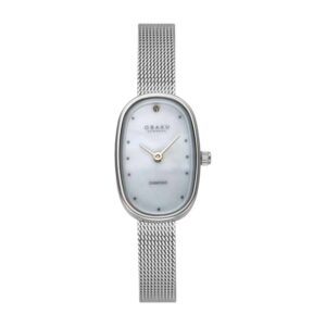 שעון נשים אובקו OBAKU Flamme Steel V321LXCWMC