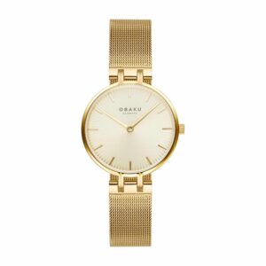 שעון נשים אובקו OBAKU Panel Gold V322LXGGMG