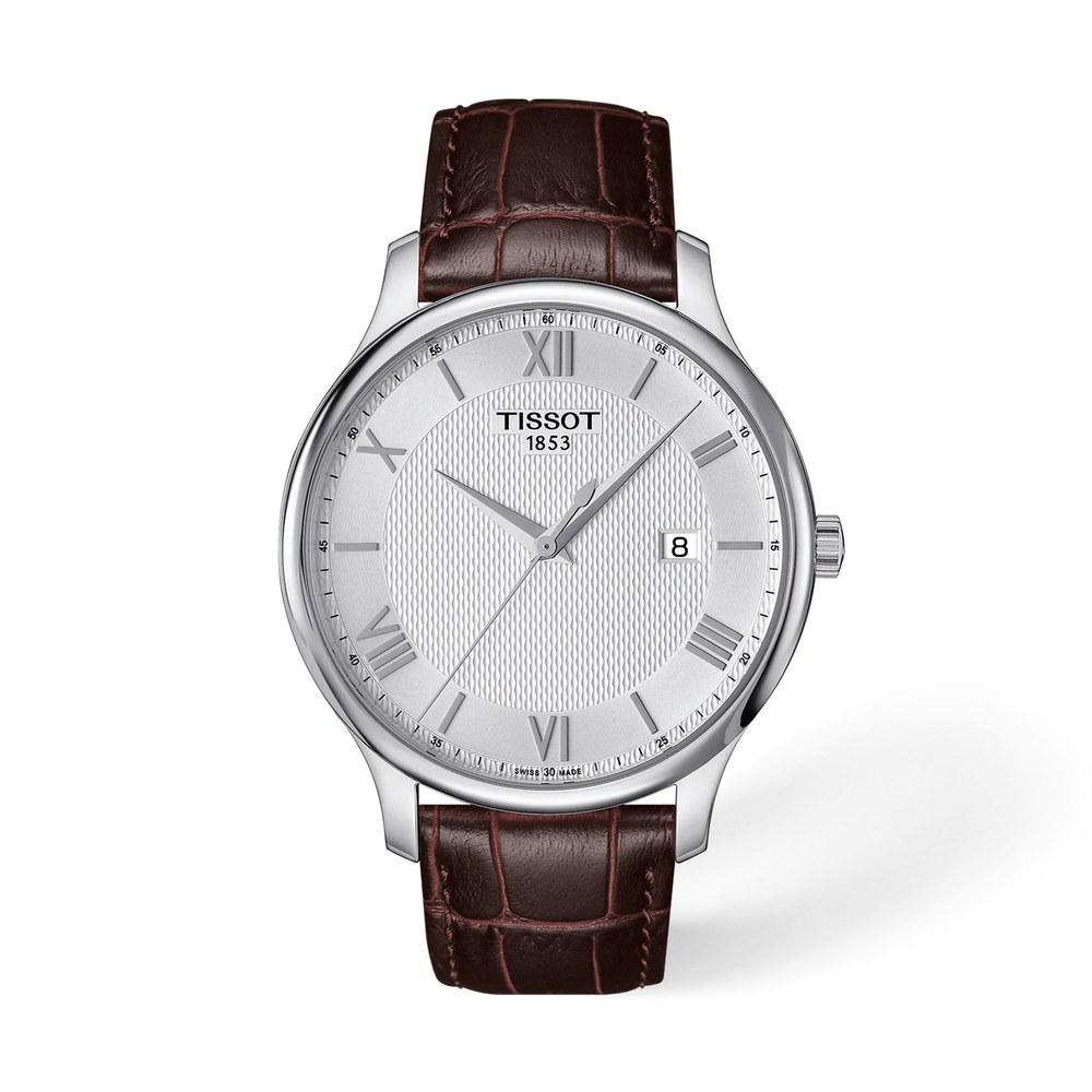שעון גברים טיסו TISSOT Tradition 42mm T063.610.16.038.00