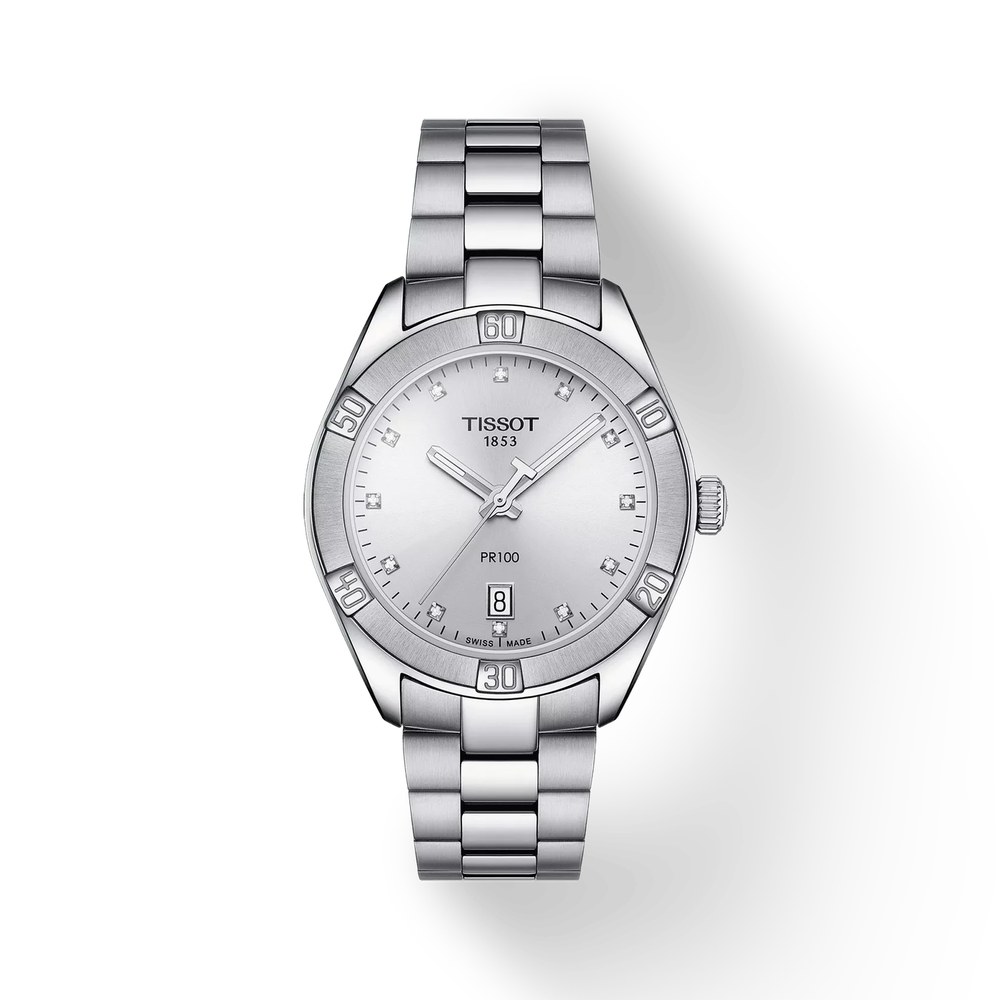 שעון נשים טיסו TISSOT PR 100 Sport Chic T101.910.11.036.00