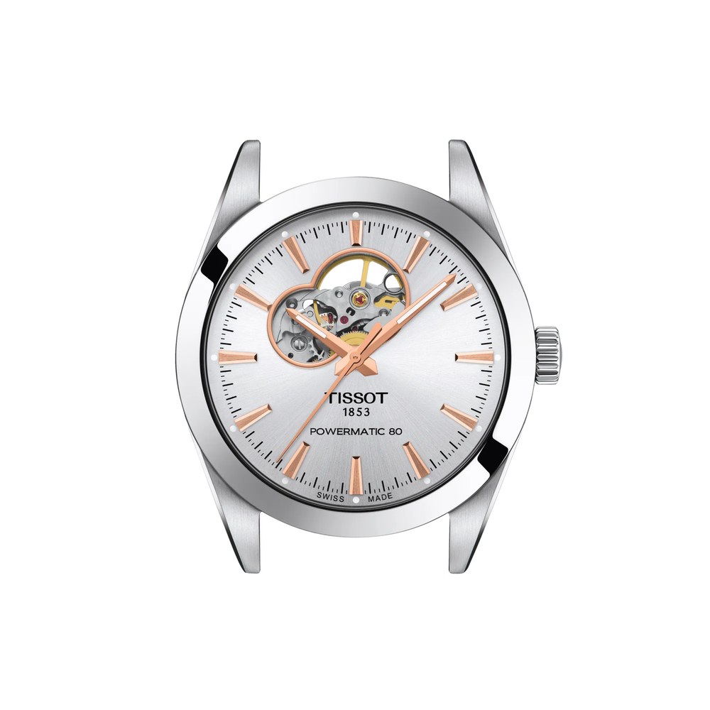 שעון גברים טיסו TISSOT Gentleman Open Heart 40mm T127.407.11.031.01 – תמונה 2
