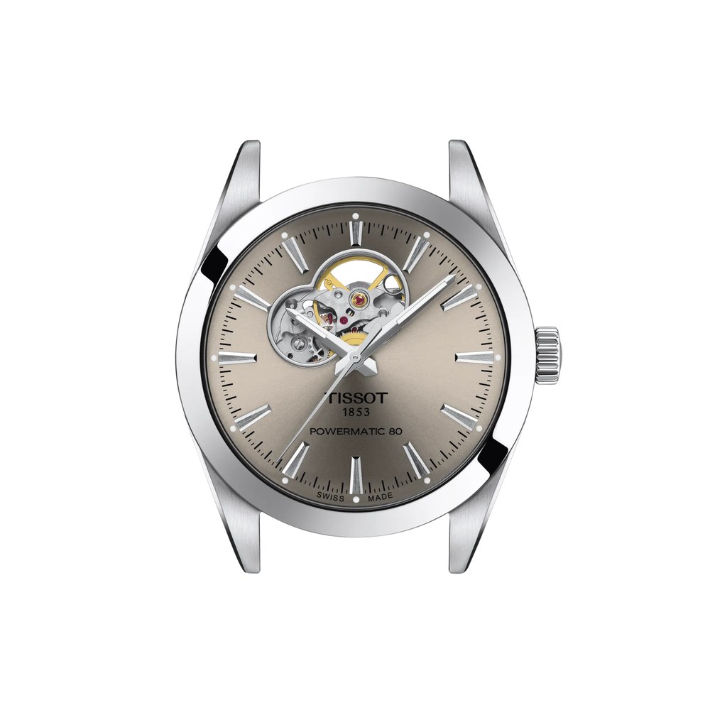 שעון גברים טיסו TISSOT Gentleman Open Heart 40mm T127.407.11.081.00 – תמונה 2