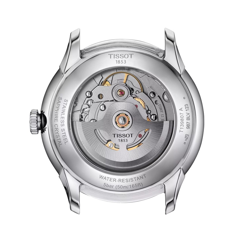 שעון גברים טיסו TISSOT Chemin des Tourelles Powermatic 80 39mm T139.807.11.048.00 – תמונה 3
