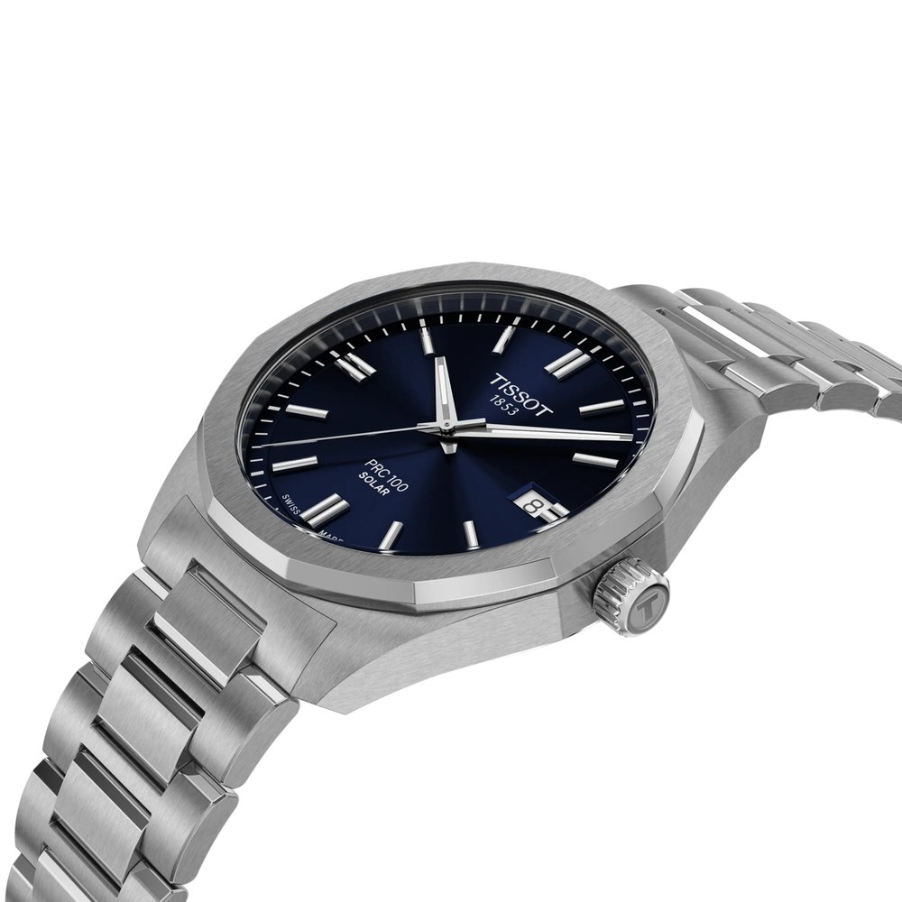 שעון גברים טיסו TISSOT PRC 100 Solar 39mm T151.422.11.041.00 – תמונה 4