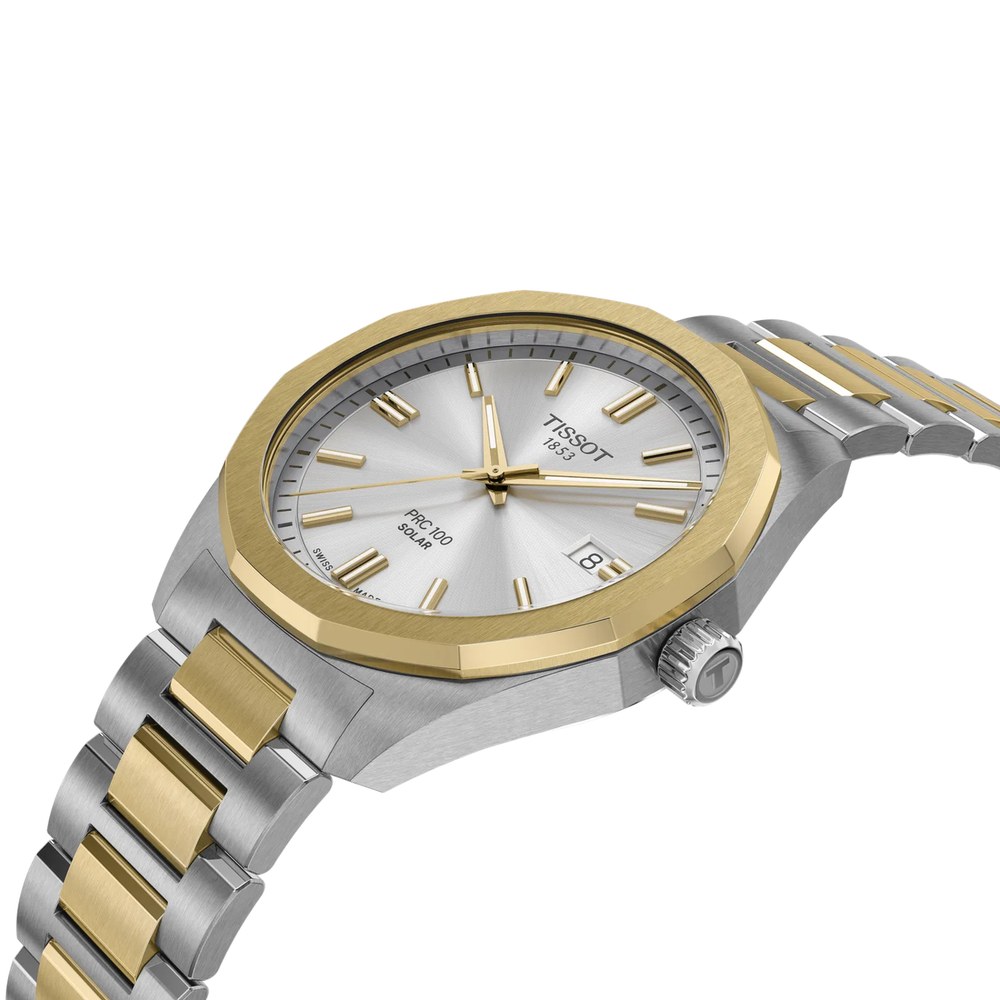 שעון גברים טיסו TISSOT PRC 100 Solar 39mm T151.422.22.031.00 – תמונה 5