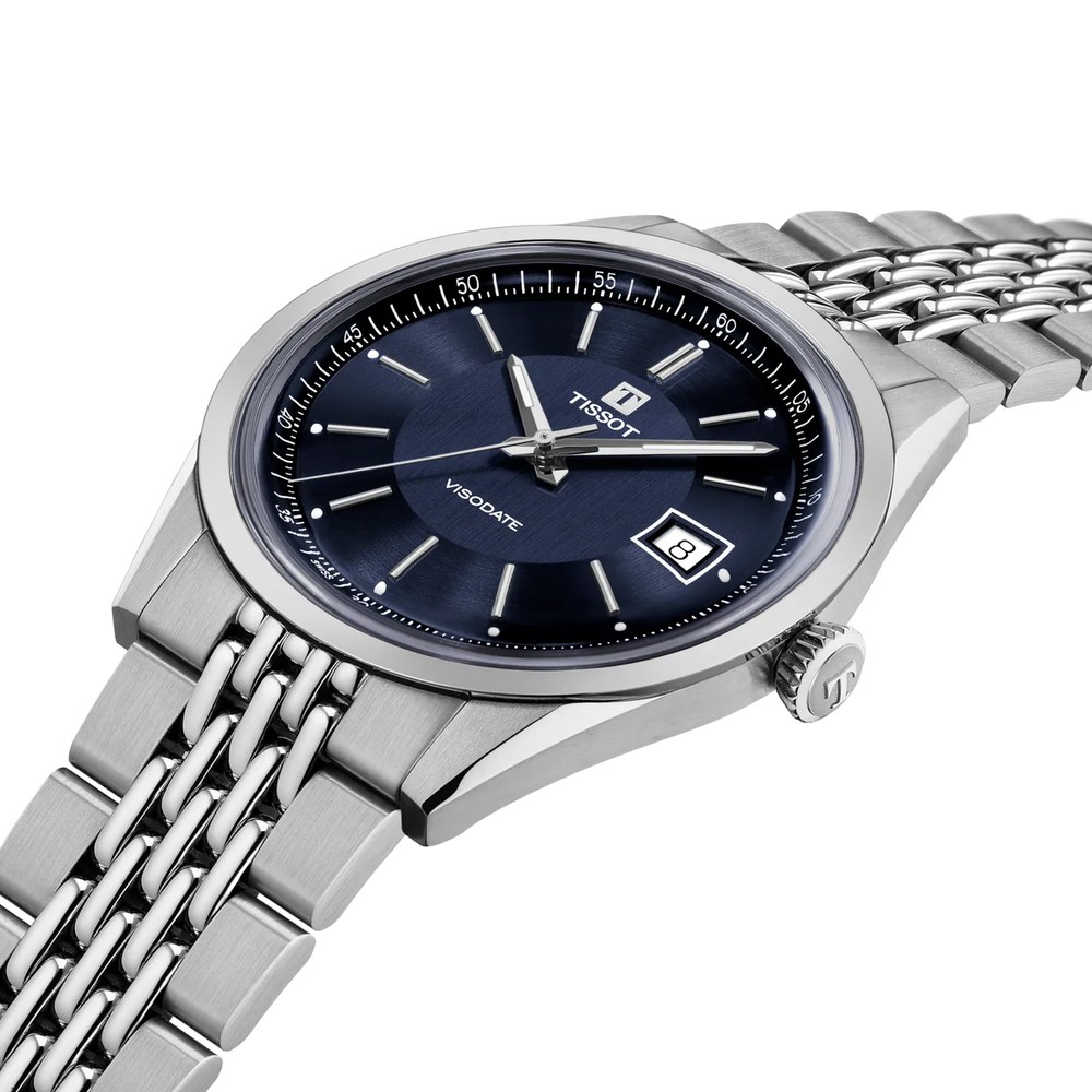שעון גברים טיסו TISSOT Visodate 39mm T157.407.11.041.00 – תמונה 5