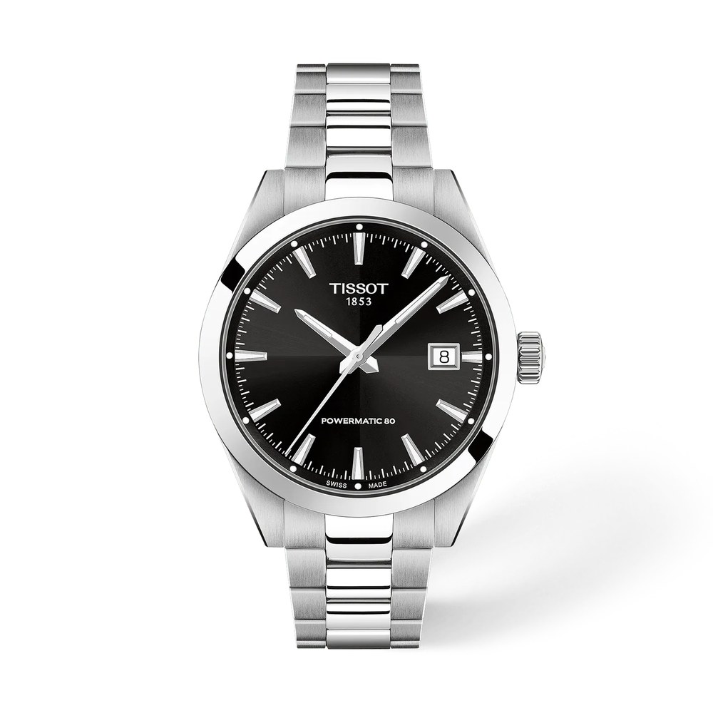 שעון גברים טיסו TISSOT Gentleman 38mm T165.807.11.051.00
