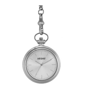 שעון כיס ורסאי Versaille 991397-3 – שעון כיס 40MM, כסוף לוח כסוף שנתות