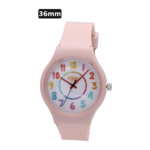 שעון ילדים ווגס Vegas 991600-10 – ורוד, לוח מספרים, 36mm