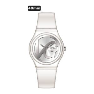 שעון ילדים ווגס Vegas 991600-66 – לבן, לוח VG חלק, 40mm