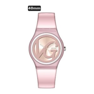 שעון ילדים ווגס Vegas 991600-80 – ורוד, לוח VG חלק, 40mm