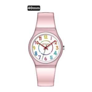 שעון ילדים ווגס Vegas 991600-92 – ורוד, לוח מספרים, 40mm