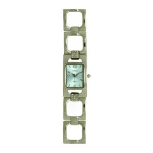 שעון נשים ורסאי Versaille 992875-3 – כסוף ריבועים לוח תכלת