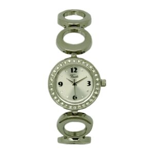 שעון נשים ורסאי Versaille 993964-1 – כסוף עיגולים משובץ לוח כסוף