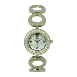שעון נשים ורסאי Versaille 993964-2 – כסוף עיגולים משובץ לוח פנינה