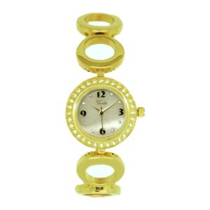 שעון נשים ורסאי Versaille 993965-2 – זהב עיגולים משובץ לח פנינה