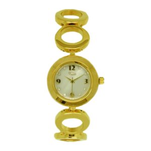 שעון נשים ורסאי Versaille 993967-2 – זהב עיגולים ללא אבנים, לוח פנינה