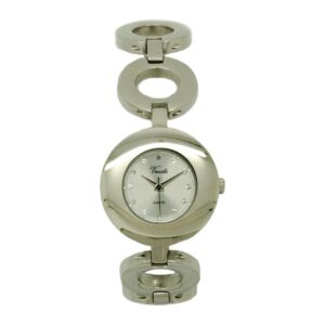 שעון נשים ורסאי Versaille 993970-1 – כסוף עיגולים ללא אבנים, לוח כסוף