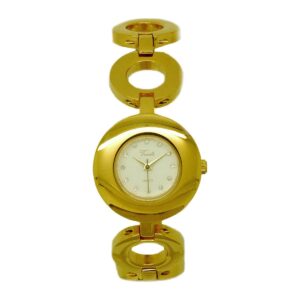 שעון נשים ורסאי Versaille 993971-2 – זהב עיגולים ללא אבנים, לוח פנינה