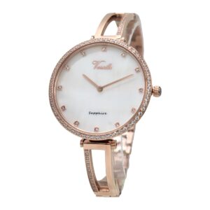 שעון נשים ורסאי Versaille 994492-1 – מוזהב פלדה משובץ, לוח פנינה 37mm